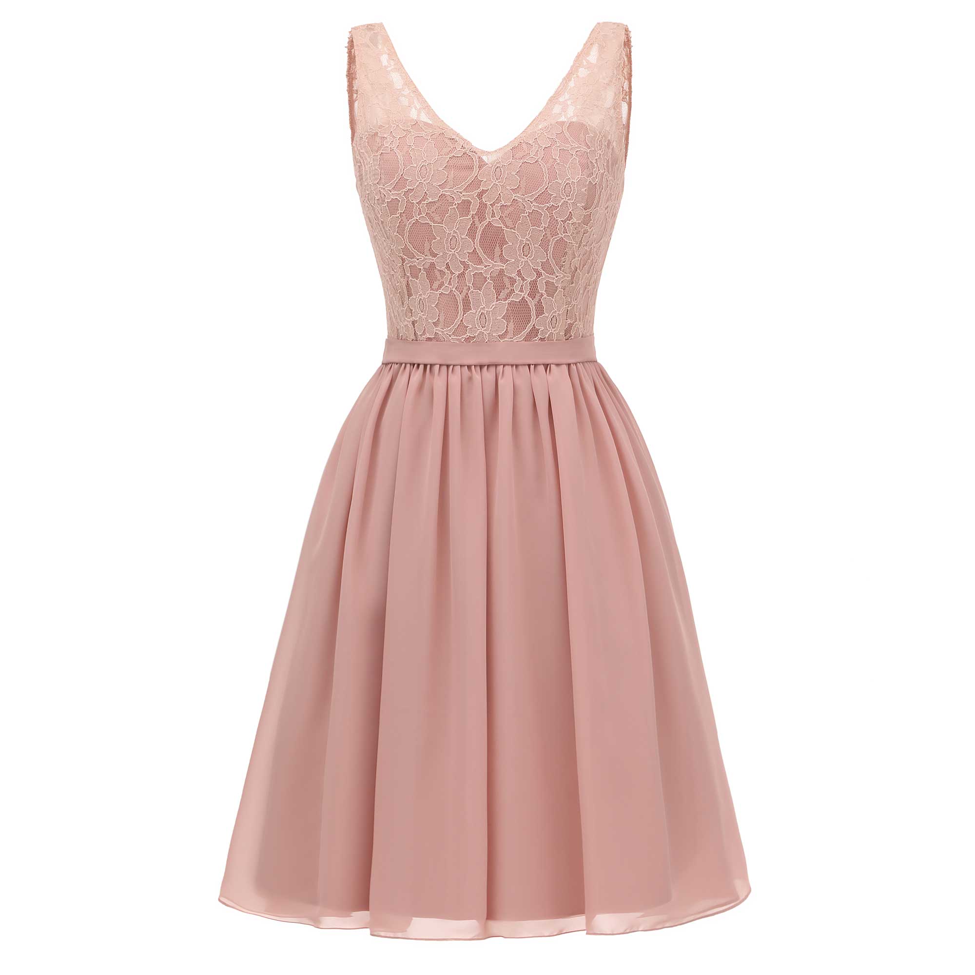 Dusky Rosewood Mini Dress main image 0