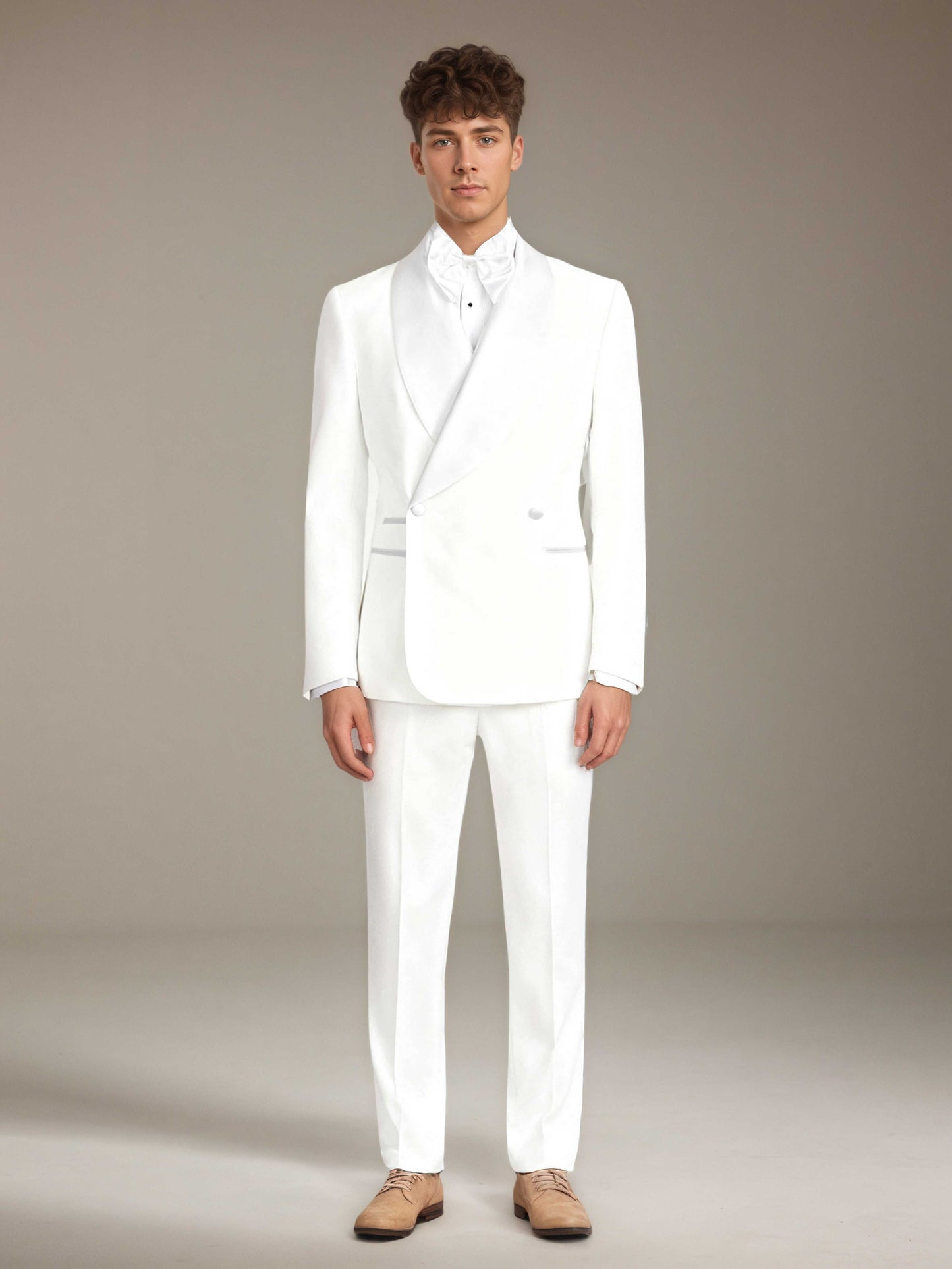 Men's Suits 2 Pieces Slim Fit Gala Night Attire Elegant Formal Wear