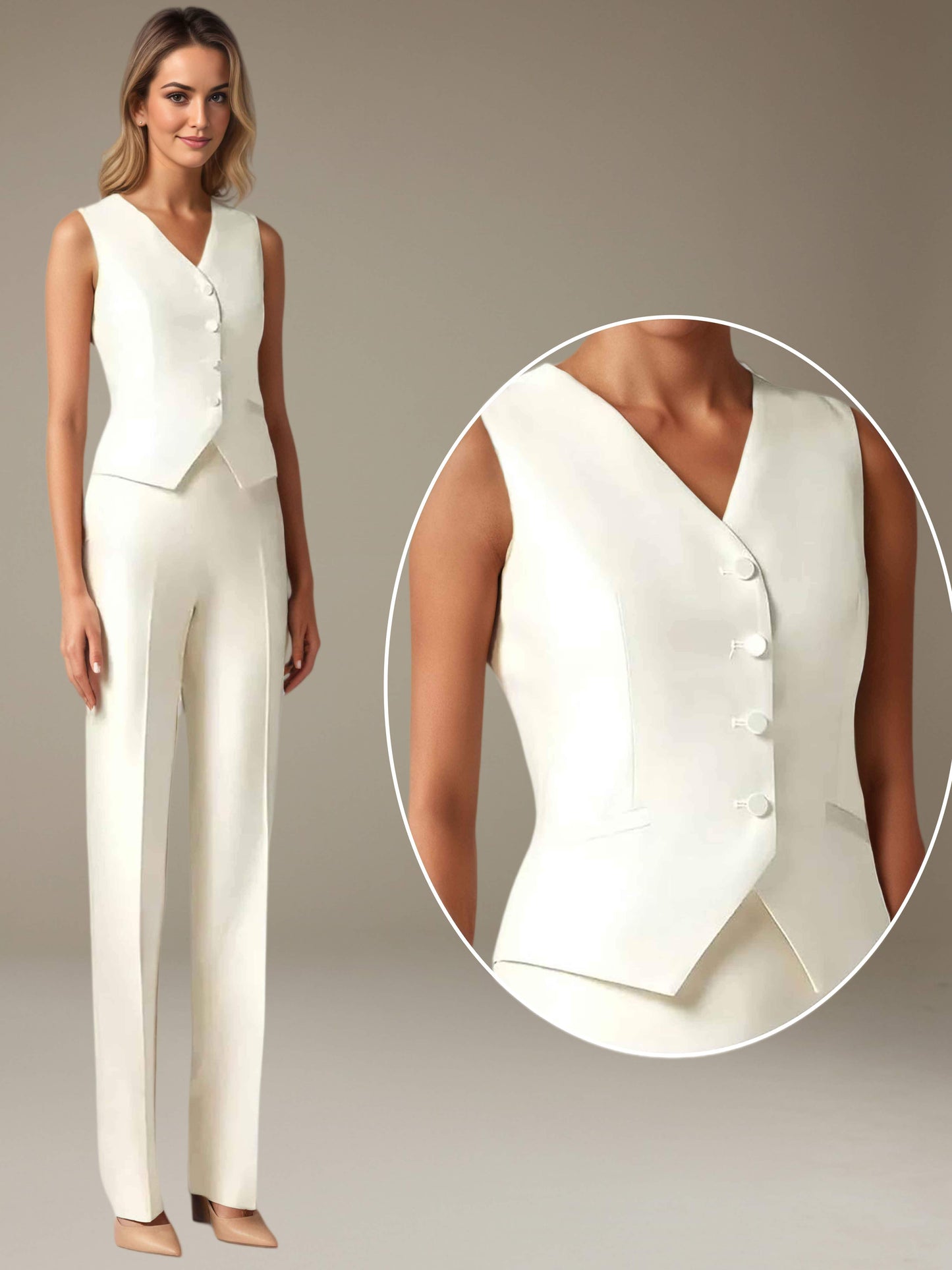 Women's Suits 3 Pieces Slim Fit for Weddings, Office & Events