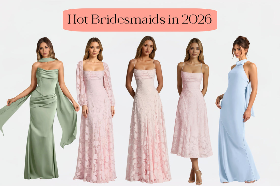 What’s Hot for Bridesmaids in 2026: Floral Lace and More