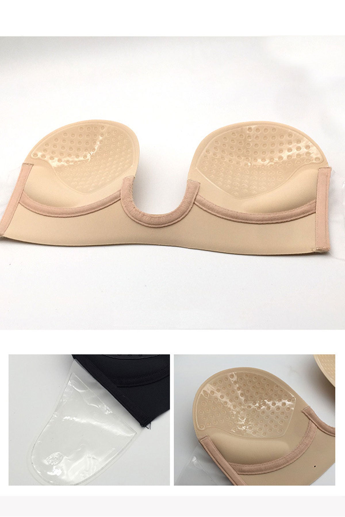 Bride women's backless invisible bra