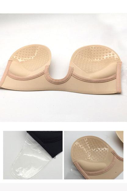 Bride women's backless invisible bra