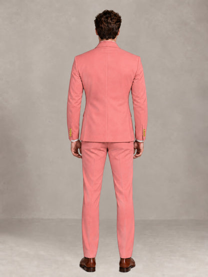 Coral 2 Pieces Modern Style Double Breasted Comfortable Fit Men Suits for Business & Office