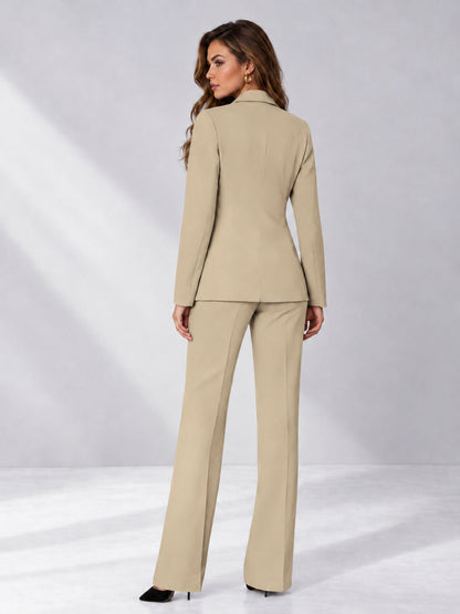 Champagne 2 Pieces Regular Fit Women's Suits