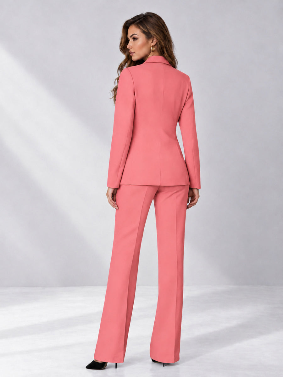 Coral 2 Pieces Regular Fit Women's Suits