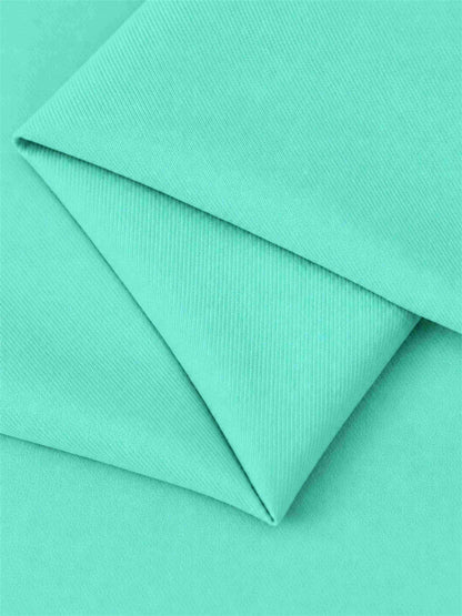 Turquoise 2 Pieces Regular Fit Women's Suits