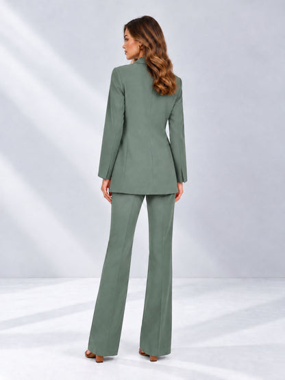 Eucalyptus 2 Pieces Shawl Lapel Regular Fit One Button Women's Suits 