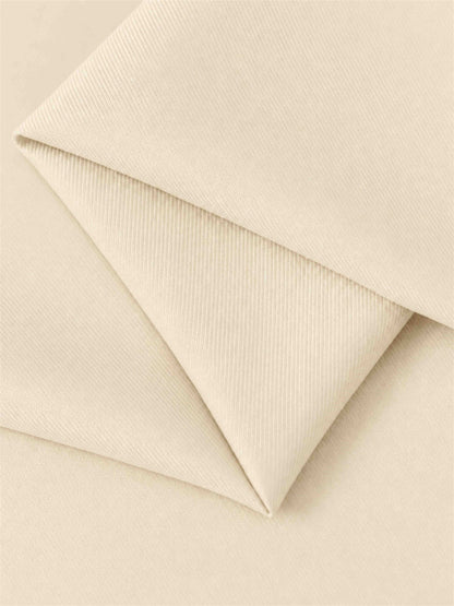 Cream 2 Pieces Slim Fit One Button Women's Suits