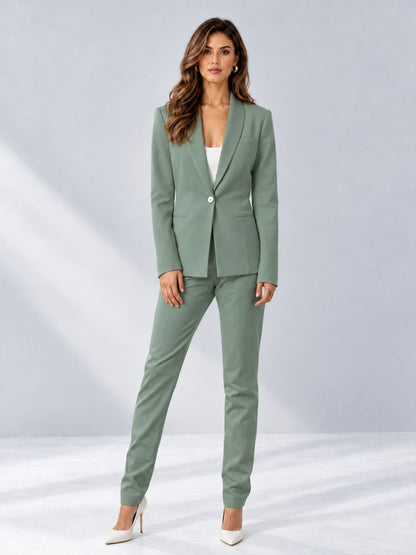 Eucalyptus 2 Pieces Slim Fit One Button Women's Suits
