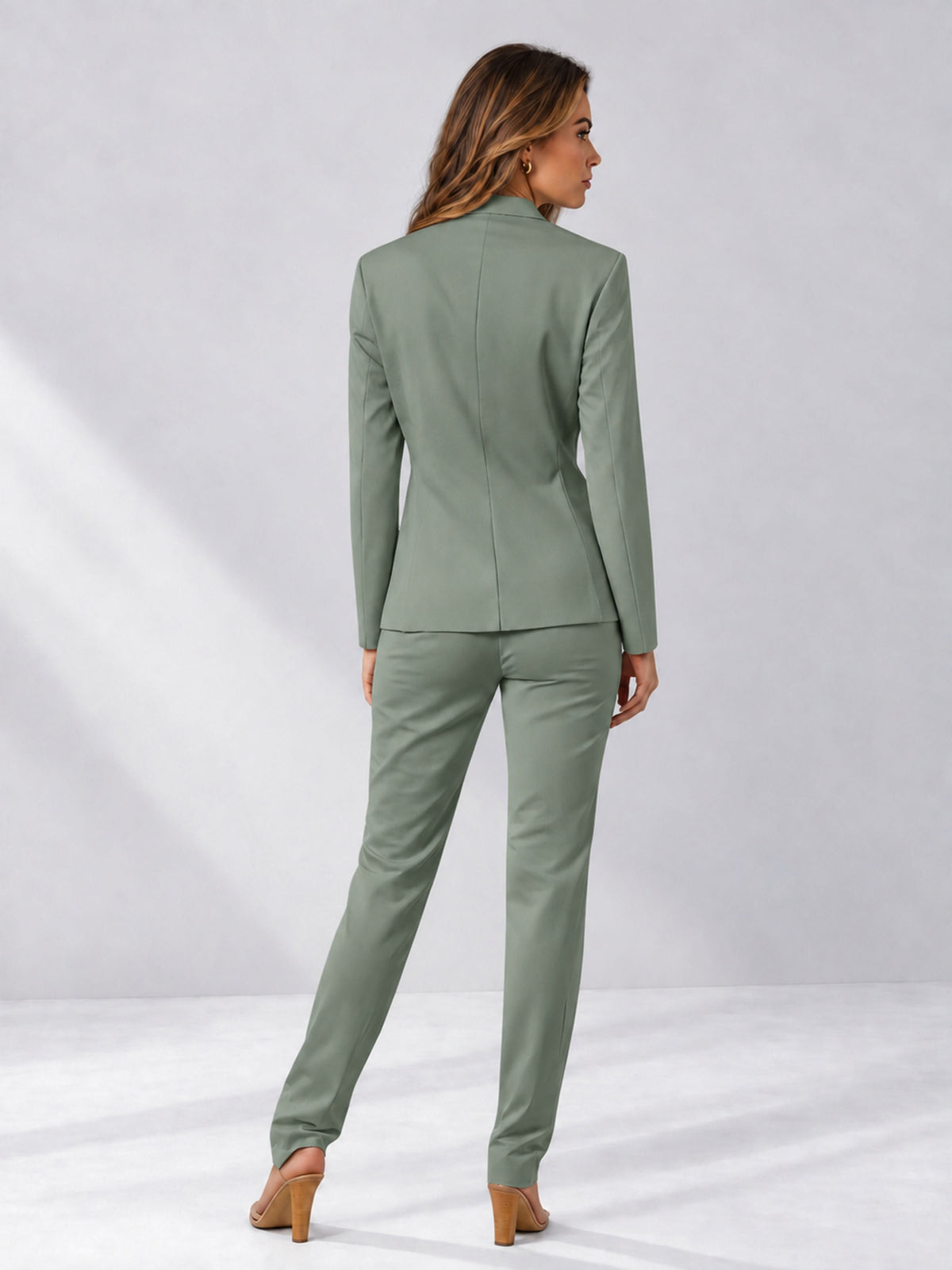 Eucalyptus 2 Pieces Slim Fit One Button Women's Suits