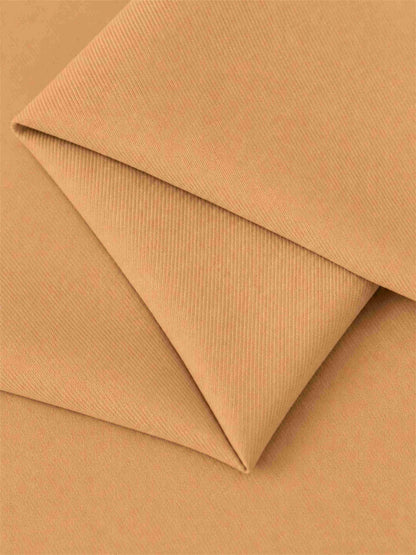 Gold 2 Pieces Slim Fit One Button Women's Suits