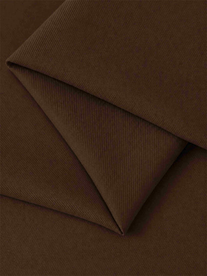 Chocolate 2 Pieces Slim Fit One Button Timeless Business Style Women's Suits
