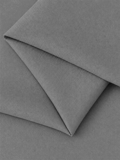Gray 2 Pieces Slim Fit One Button Timeless Business Style Women's Suits