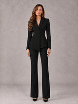 2 Pieces Tailored Fit Blazer and Pants Women's Suits