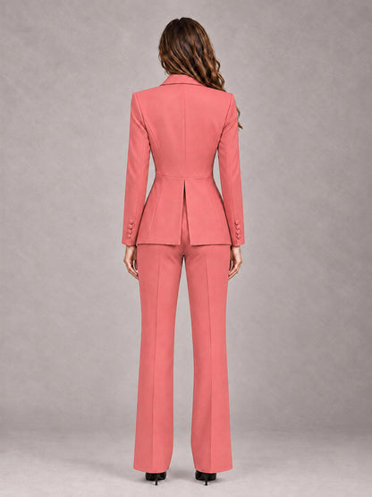 Coral 2 Pieces Tailored Fit Blazer and Pants Women's Suits