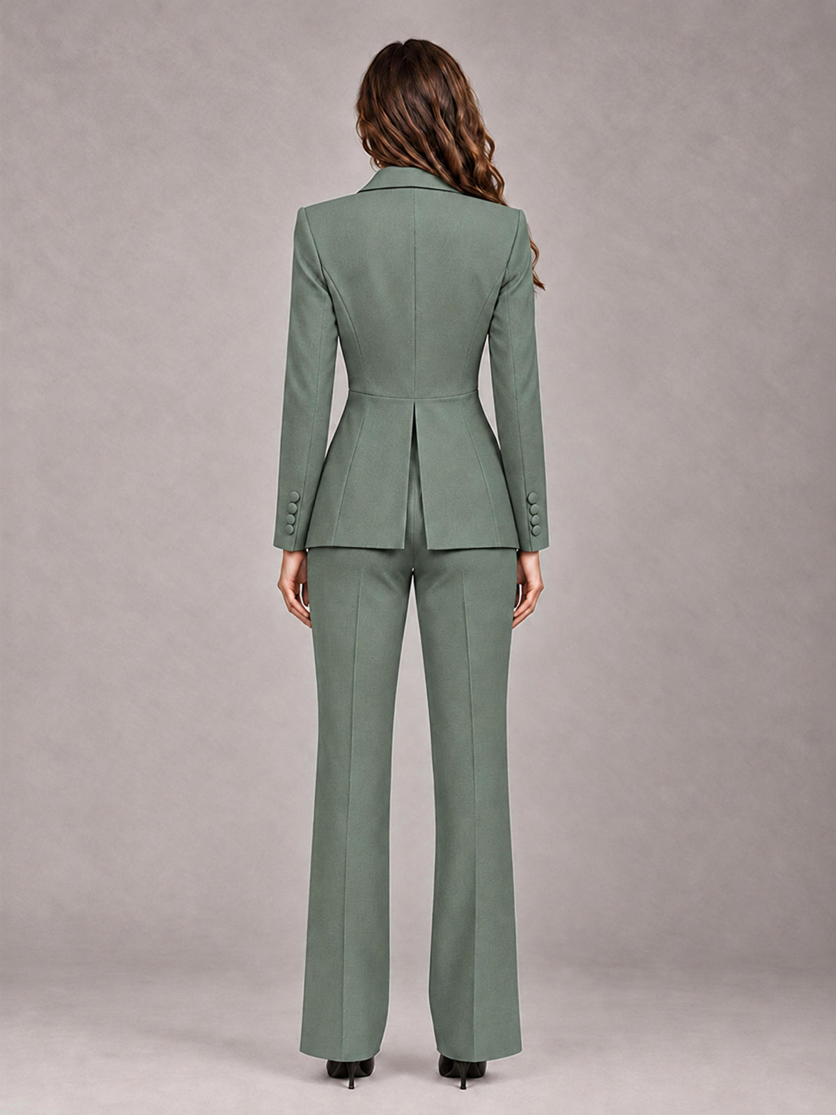 Eucalyptus 2 Pieces Tailored Fit Blazer and Pants Women's Suits