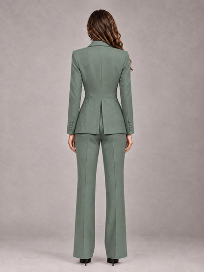 Eucalyptus 2 Pieces Tailored Fit Blazer and Pants Women's Suits