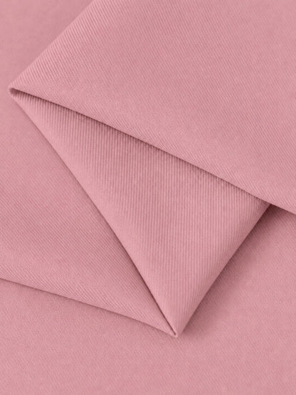 Dusty Rose 2 Pieces Tailored Fit Contrast Finishes Women's Suits
