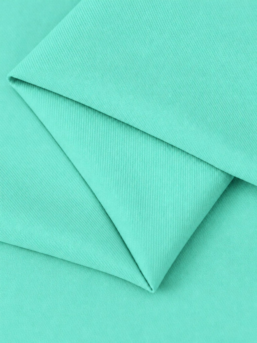 Turquoise 2 Pieces Tailored Fit Contrast Finishes Women's Suits