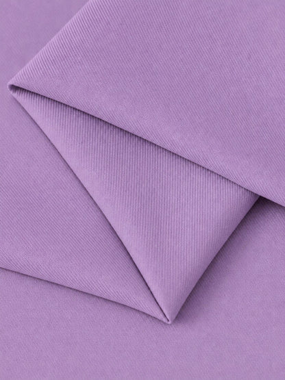 Lilac 2 Pieces Tailored Fit Notch Lapel Double Breasted Women's Suits