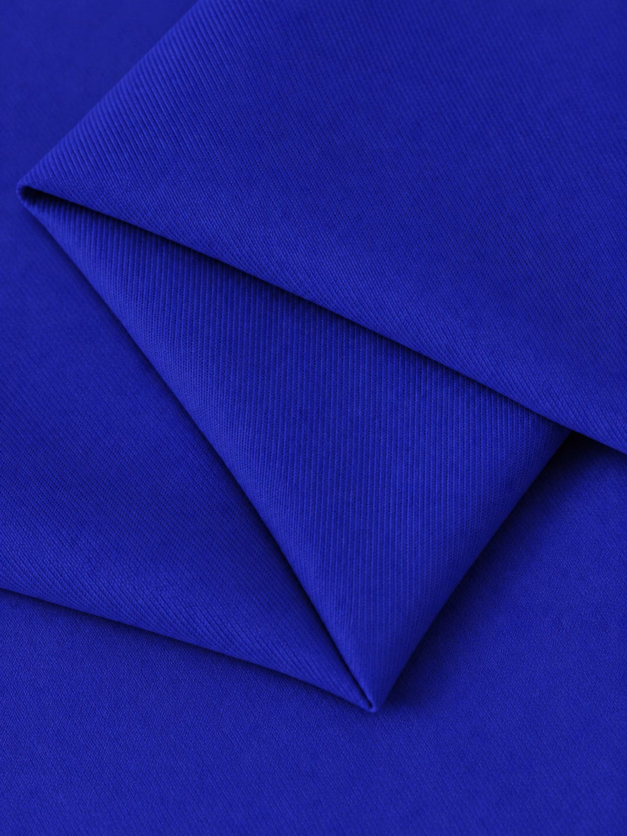 Royal Blue 2 Pieces Tailored Fit Notch Lapel Double Breasted Women's Suits