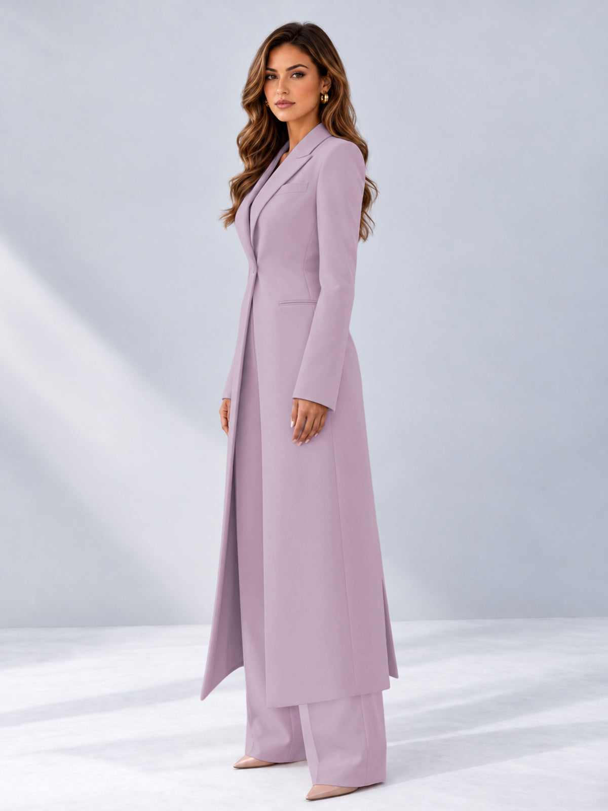 Wisteria 2 Pieces Tailored Fit Notch Lapel One Button Women's Suits