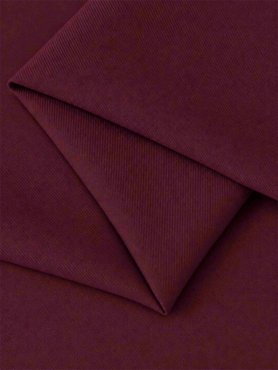 Burgundy 2 Pieces Tailored Fit Notched Lapel One Button Women's Suits 