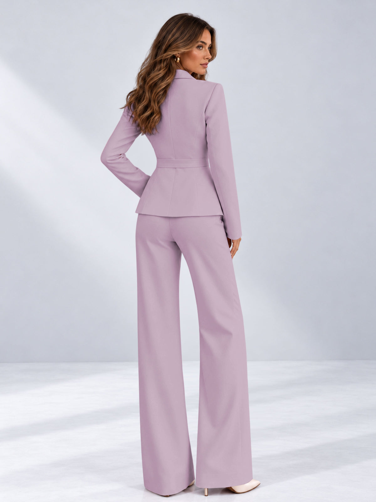 Wisteria 2 Pieces Tailored Fit One Button Women's Suits