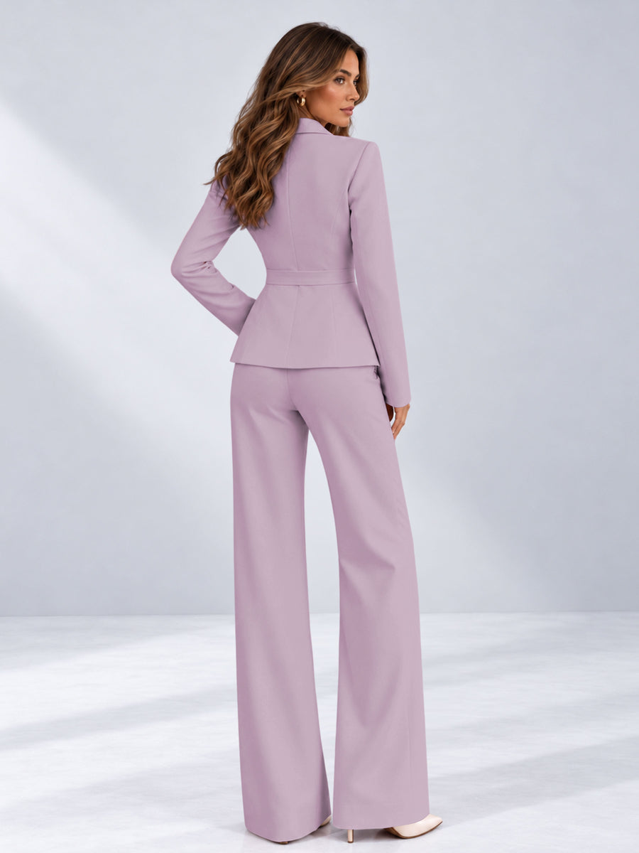 Wisteria 2 Pieces Tailored Fit One Button Women's Suits