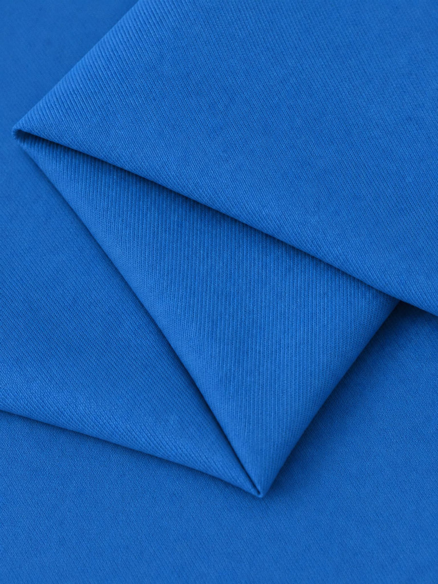 Blue 2 Pieces Wide-Leg Notched Lapel One Button Women's Suits