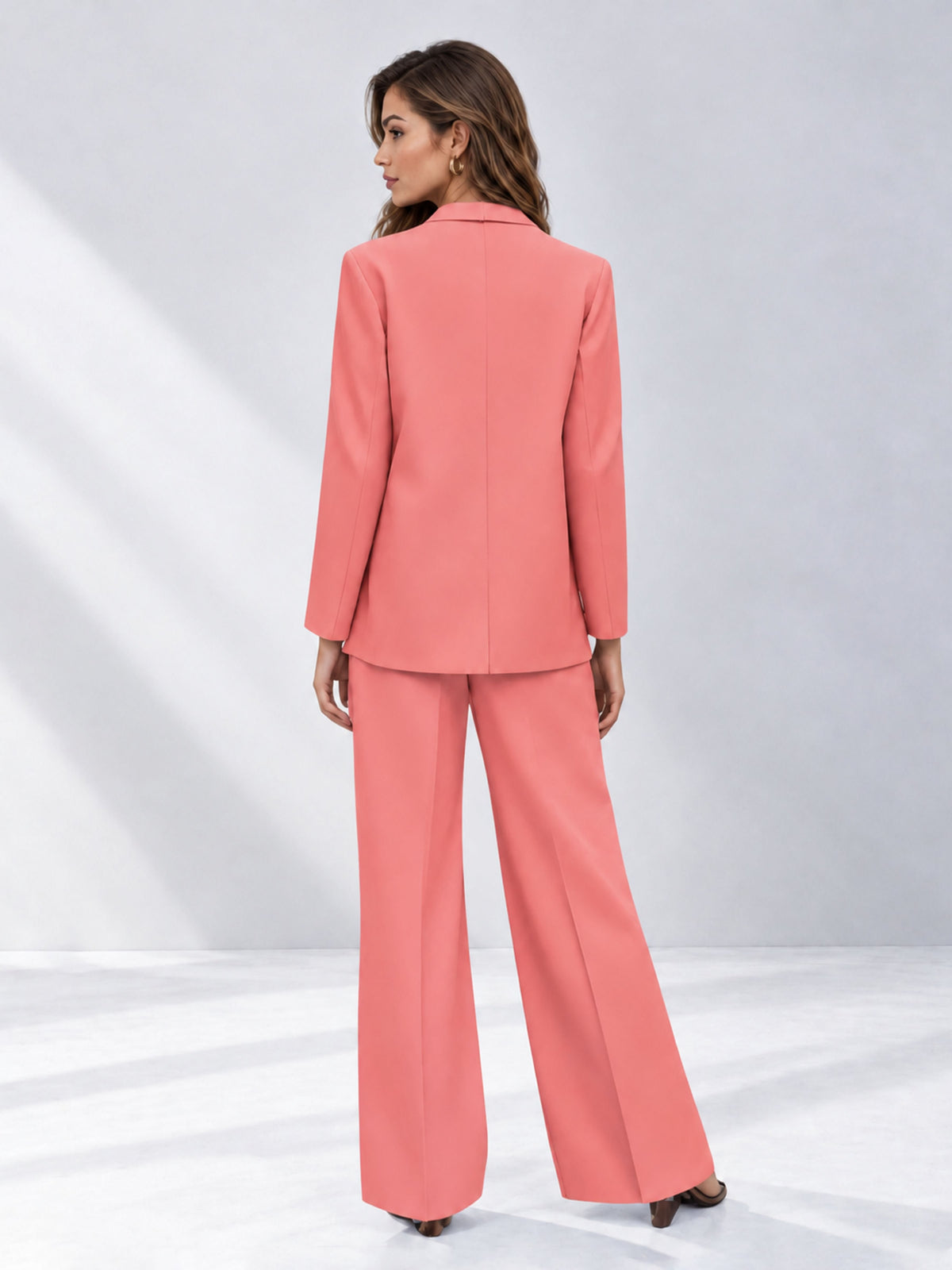 Coral 2 Pieces Wide-Leg Suit Women's Suits 