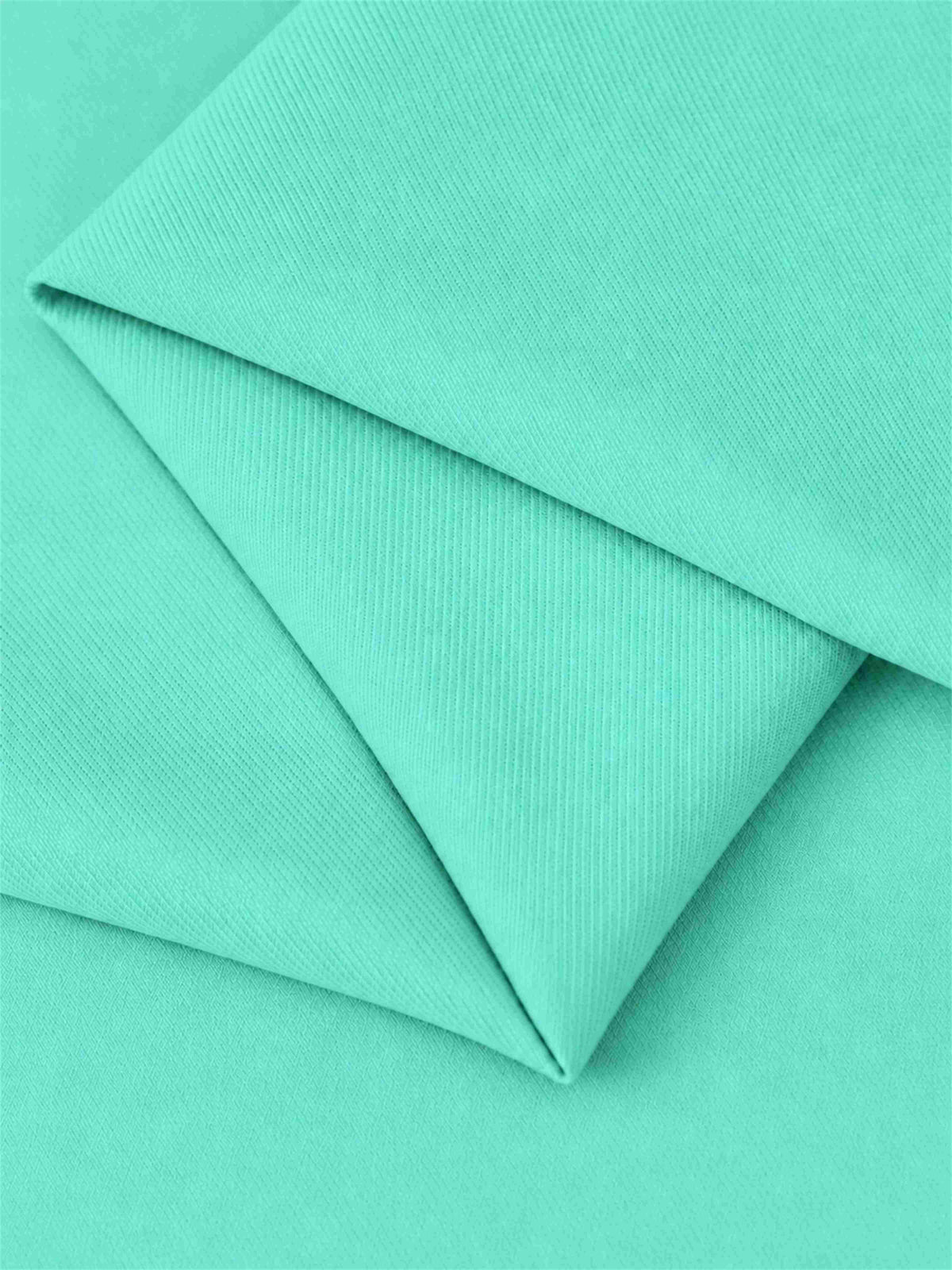 Turquoise 2 Pieces Wide-Leg Suit Women's Suits 