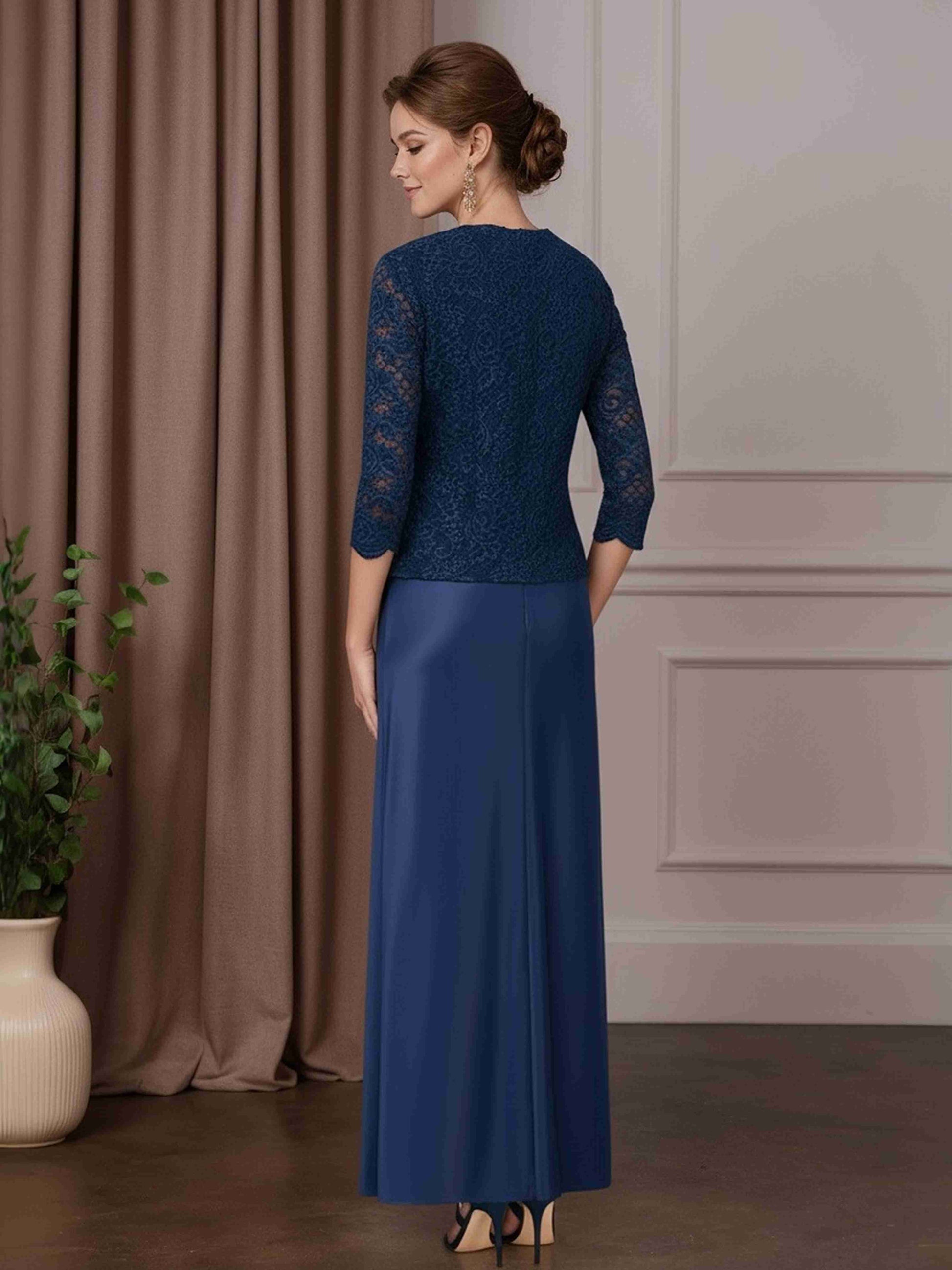 ankle length mother of bride dresses Sheath the Dress ChampagneBow Ankle-Length Sequins Line/Princess Neckline COCOMELODY A-Line/Princess Off-the-Shoulder Sleeveless Ankle-Length