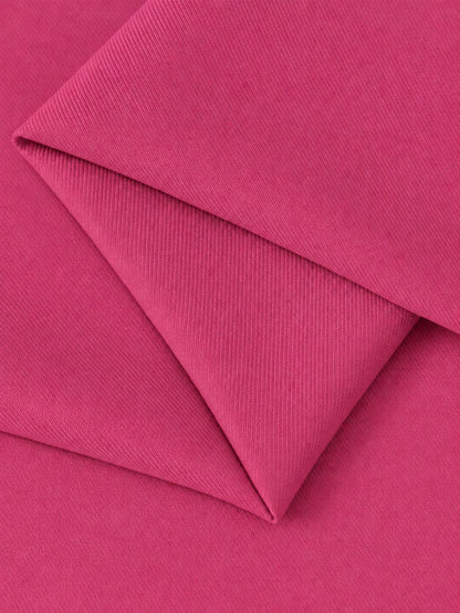 Hot Pink 3 Pieces Tailored Fit Elegant Women's Suits for Business Casual