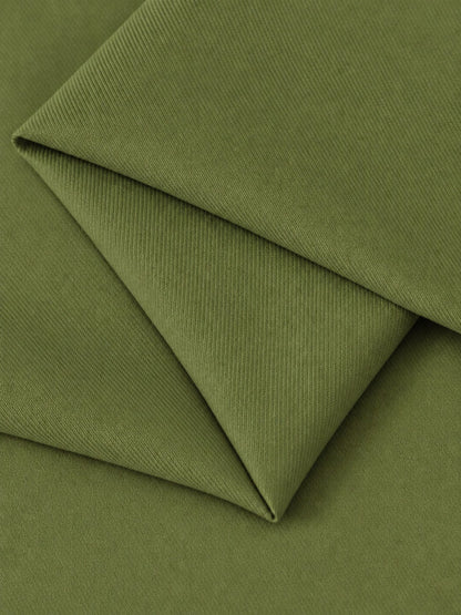 Olive Green 3 Pieces Tailored Fit Elegant Women's Suits for Business Casual