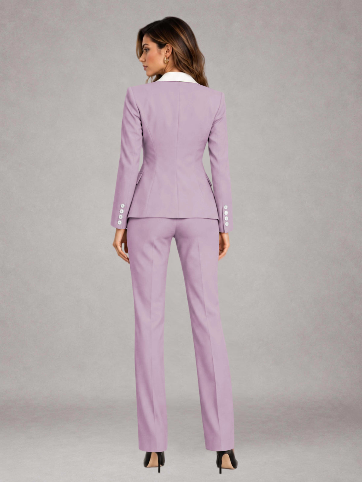 Wisteria 3 Pieces Tailored Fit Elegant Women's Suits for Professional Look