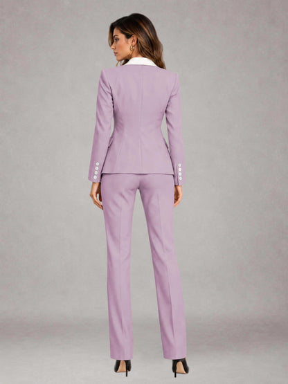 Wisteria 3 Pieces Tailored Fit Elegant Women's Suits for Professional Look