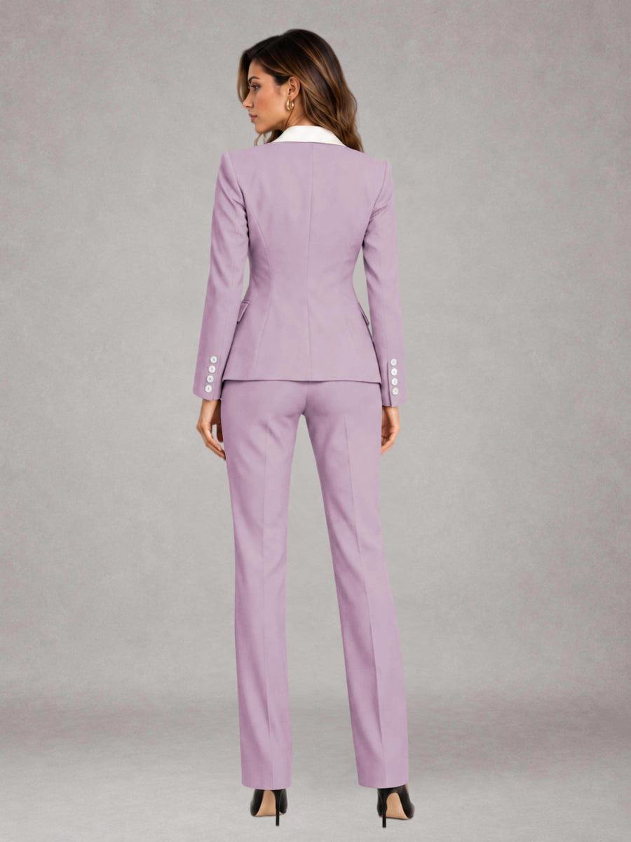 Wisteria 3 Pieces Tailored Fit Elegant Women's Suits for Professional Look
