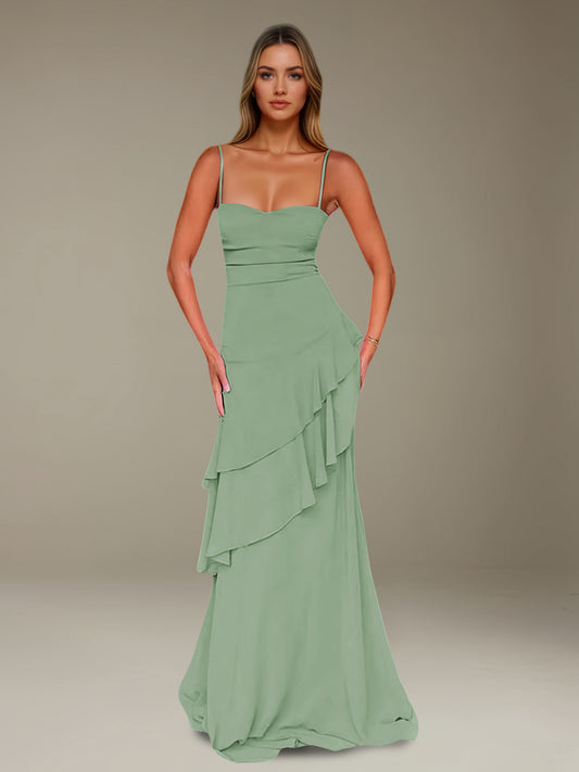 white christmas dresses 2023 Chic Sage Green Chiffon Slit Maxi Dress Sassymyprom white christmas dresses 2023 Chic Sage Green Chiffon Slit Maxi Dress Sassymyprom