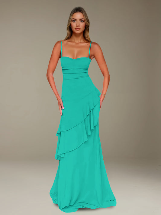 sachin and babi light blue dress Turquoise Bridesmaid Dresses main image 0