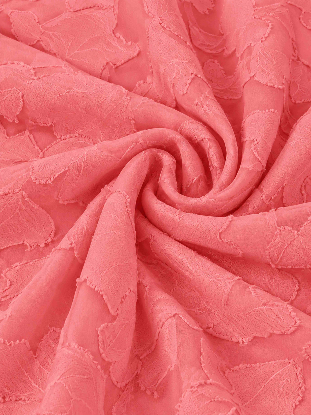 Coral A-Line Square Neck Sleeveless Floral Lace Mini/Short Formal Dress