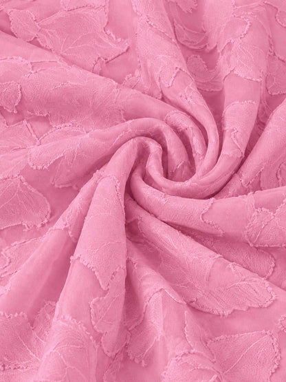 Pink A-Line Square Neck Sleeveless Floral Lace Mini/Short Formal Dress