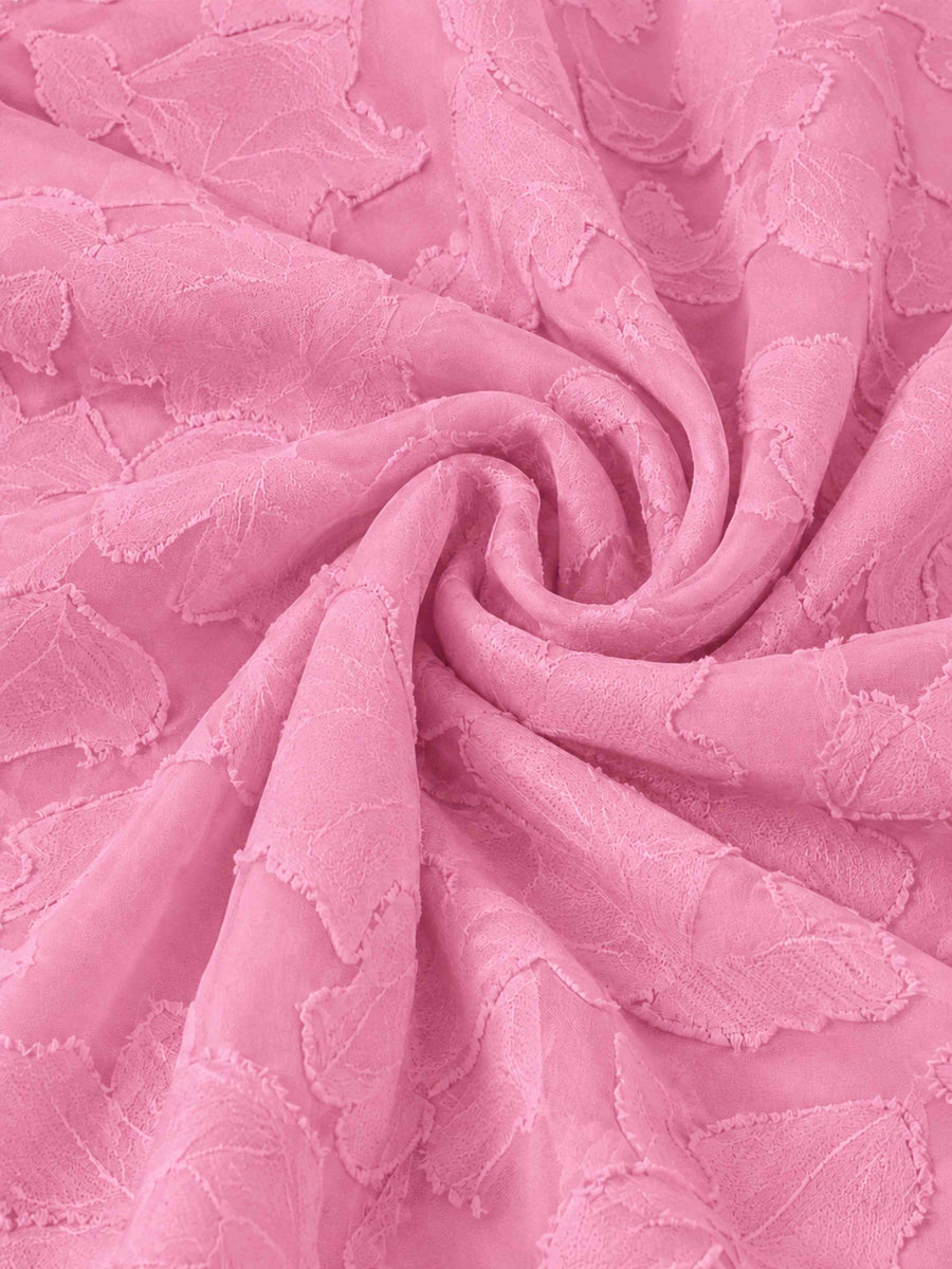 Pink A-Line Square Neck Sleeveless Floral Lace Mini/Short Formal Dress