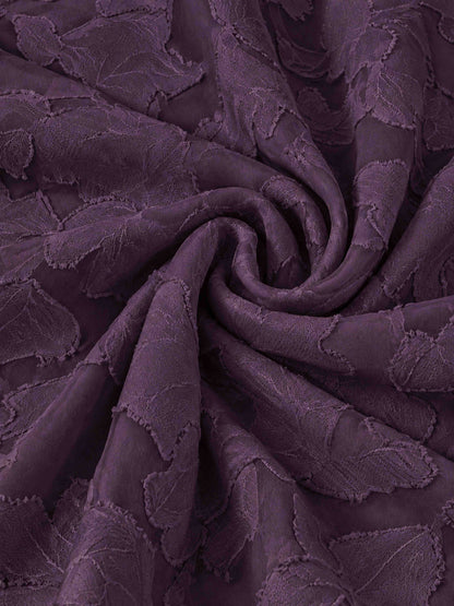 Plum A-Line Square Neck Sleeveless Floral Lace Mini/Short Formal Dress