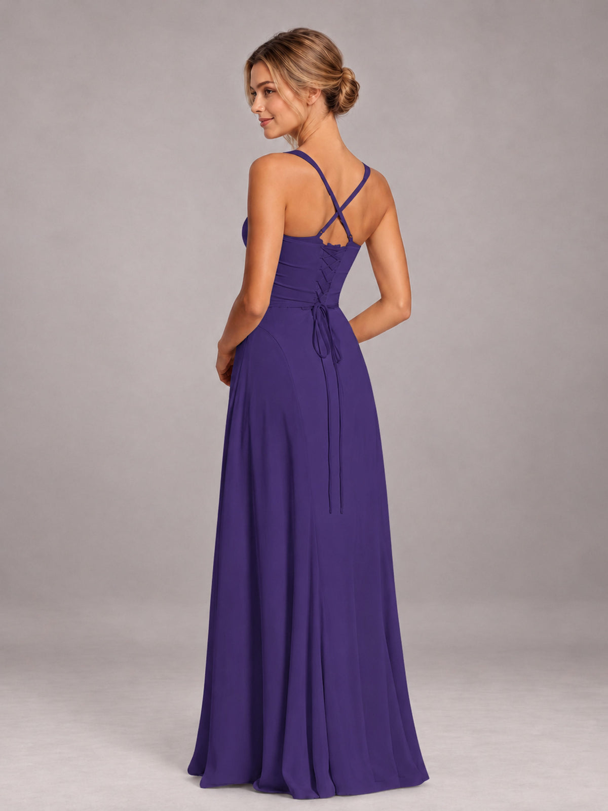 Regency A-Line Sweetheart Sleeveless Floor-Length Bridesmaid Dress