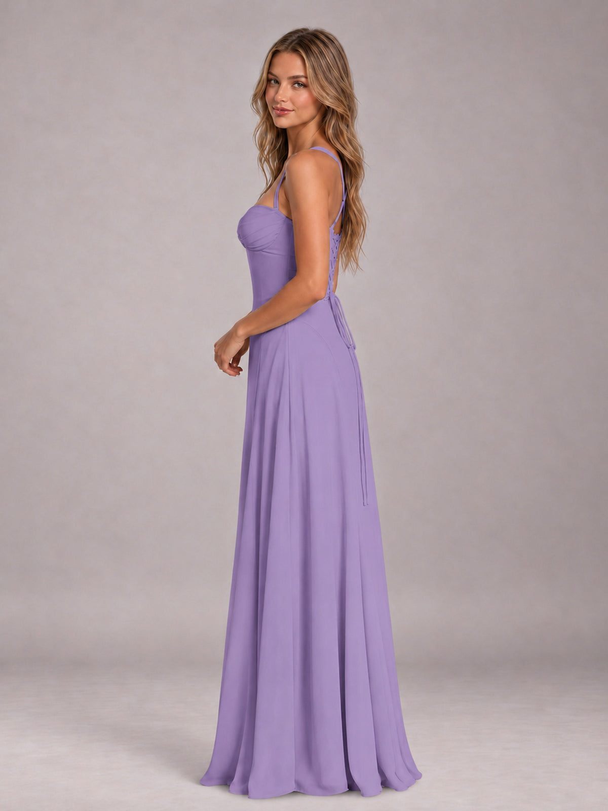 Tahiti A-Line Sweetheart Sleeveless Floor-Length Bridesmaid Dress