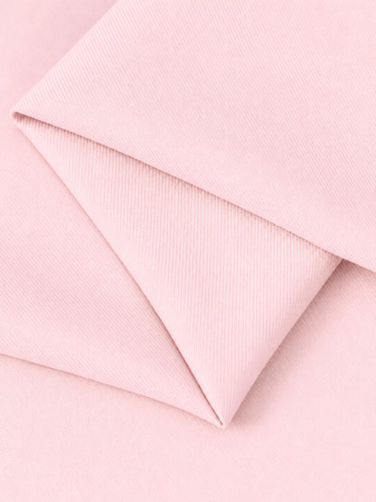 Blush Pink 2 Pieces Slim Fit One Button Women's Suits for Commuting