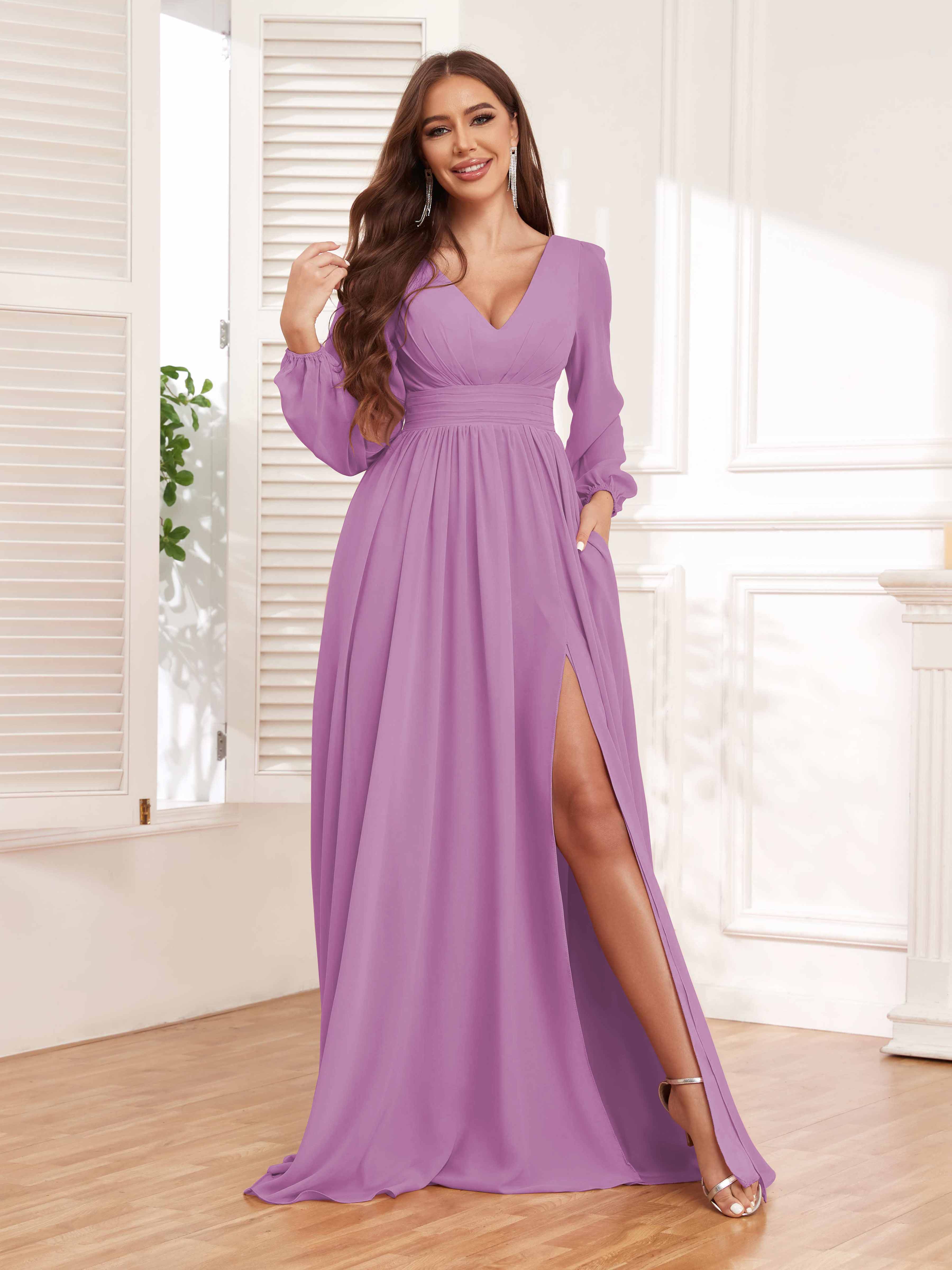 All Sizes Dusty Purple Bridesmaid Dresses | Mollyevers Store –  mollyevers.com