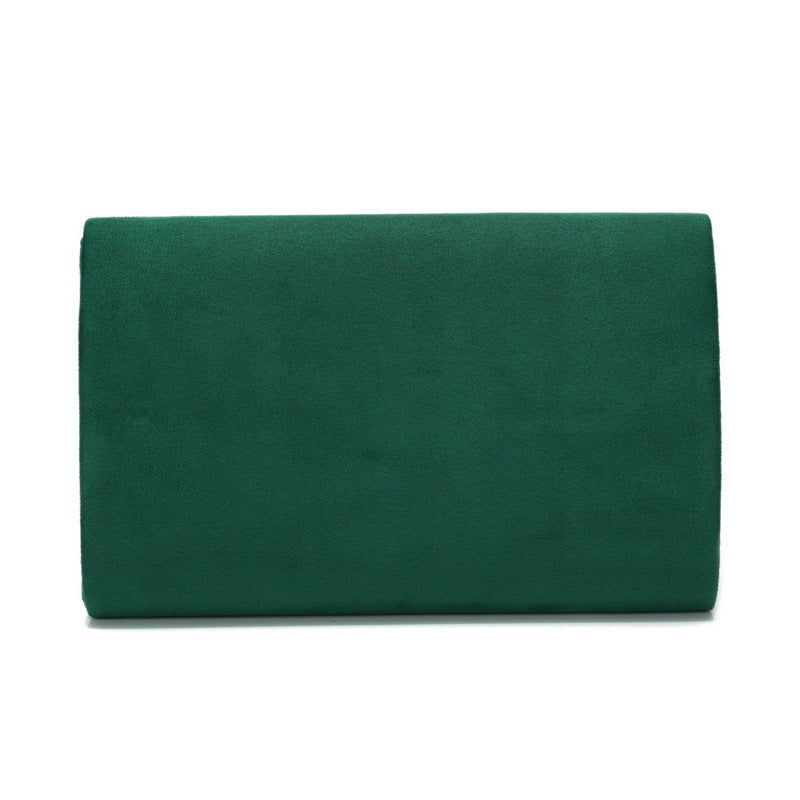 Classic Envelope Evening Clutch Purse with Detachable Chain Strap for Wedding & Party
