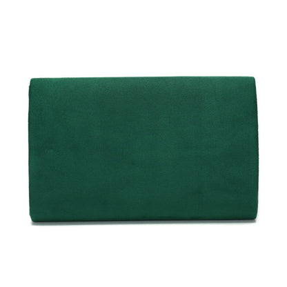 Classic Envelope Evening Clutch Purse with Detachable Chain Strap for Wedding & Party